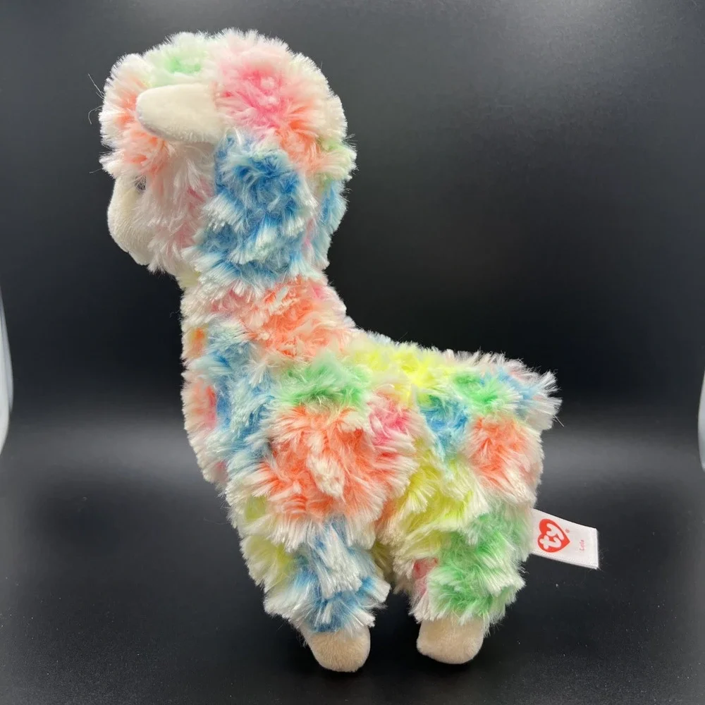 TY Beanie Baby - LOLA the Rainbow‎ Llama (6 inch) - Stuffed Animal Toy